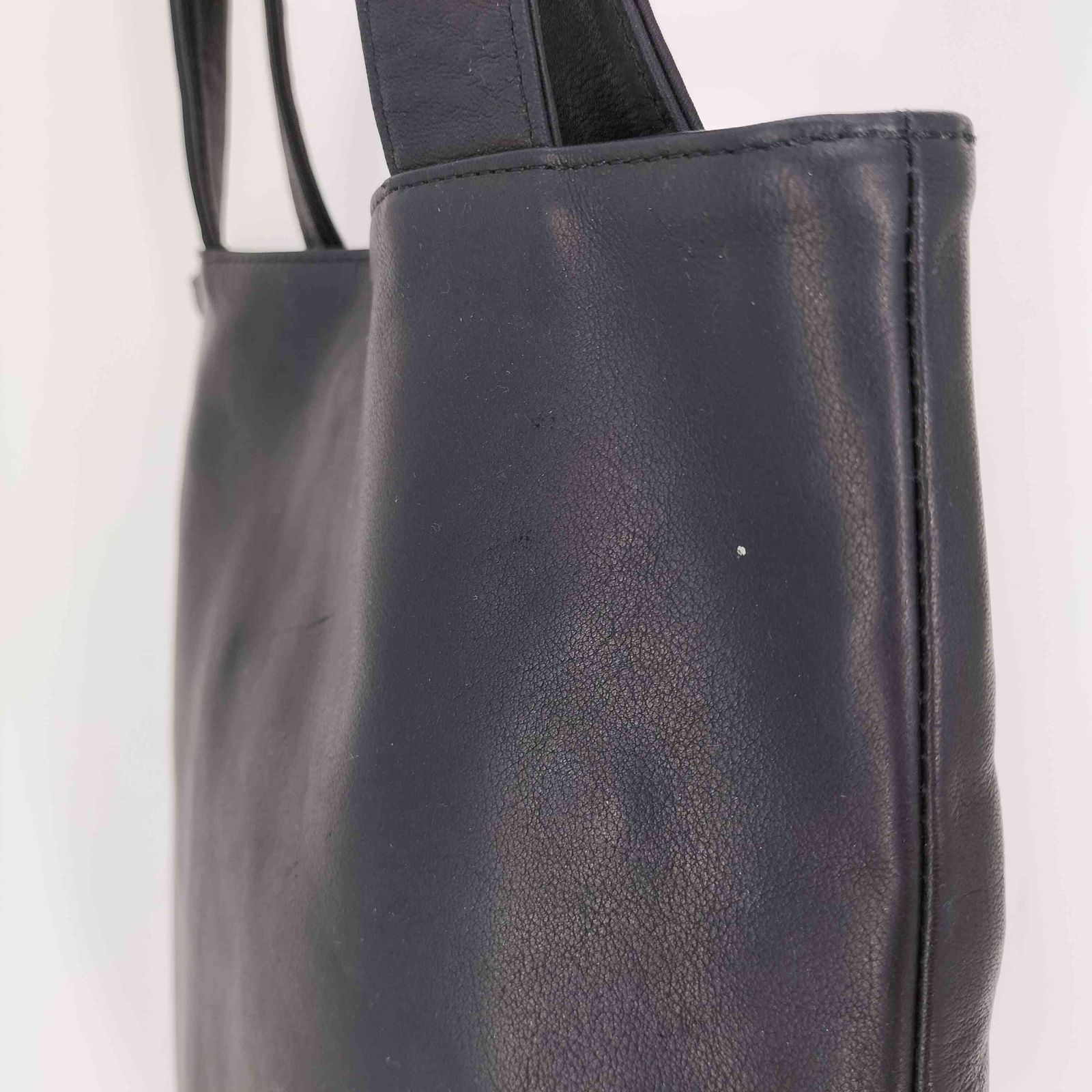 ディスコードヨウジヤマモト discord Yohji Yamamoto 23SS CLASP TOTE (S) クラスプ レザー トートバッグ  メンズ 表記無