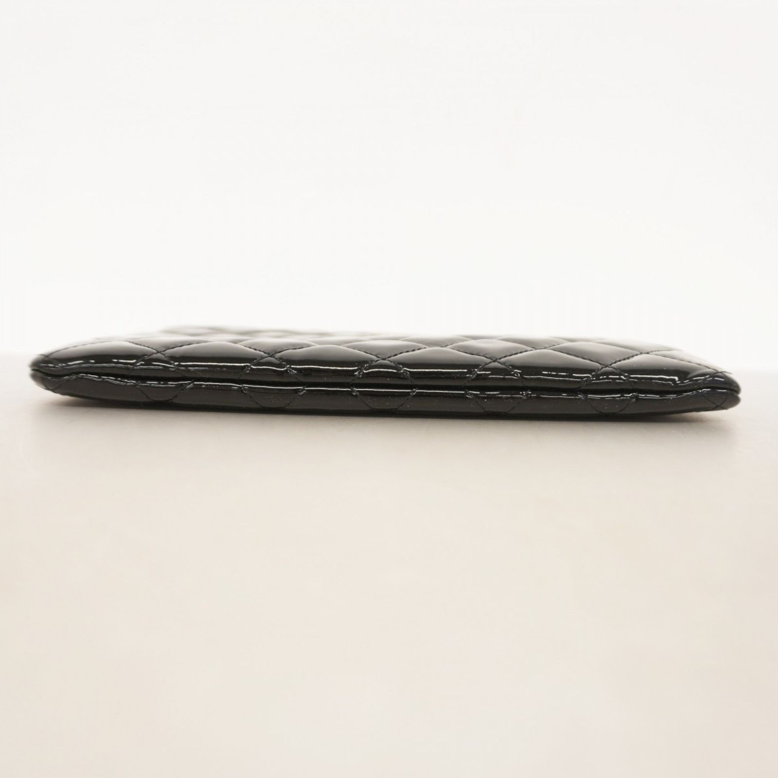 シャネル Chanel シャネル クラッチバッグ マトラッセ パテントレザー ブラック レディース DECORATOM_COM_BR