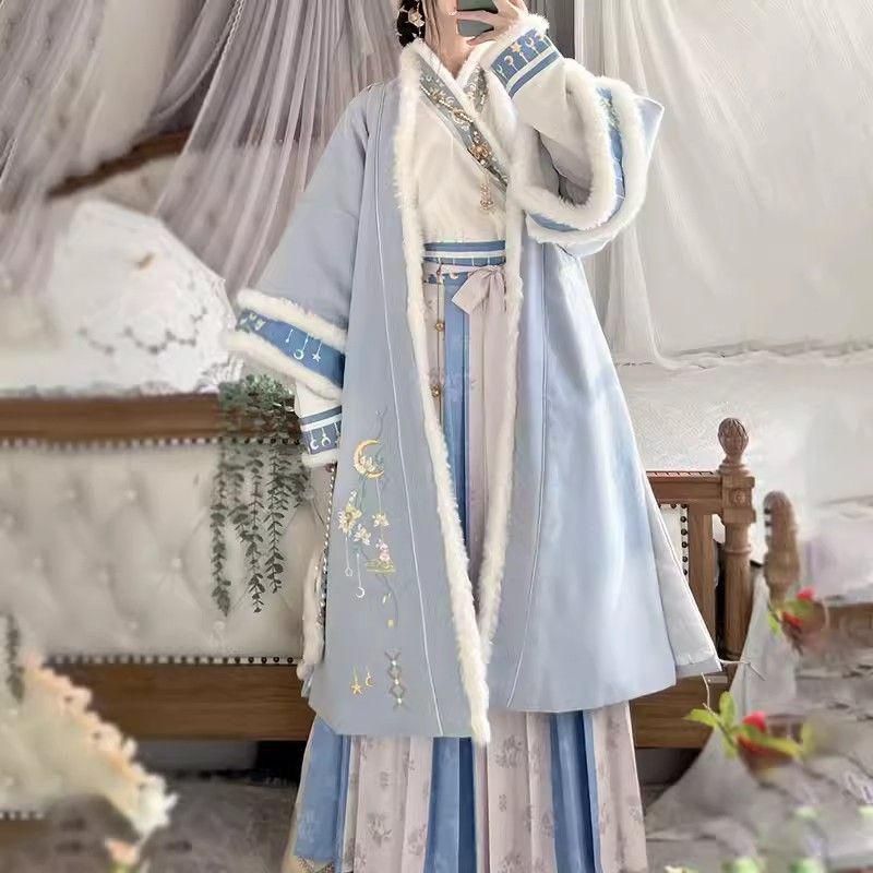 HF-26仙女風デザイン 漢服 ドレス レディース レトロ中華ロリータ イベント衣装 美しい刺繍