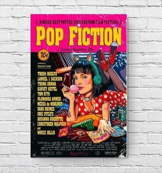 映画ポスター パルプフィクション Pulp Fiction (Pop Fiction) 24×36インチ (61×91.5cm) US版 of7 -  メルカリ