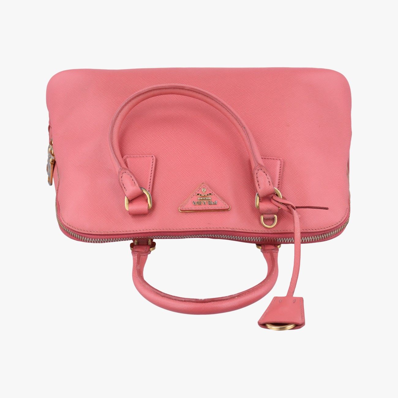 プラダPradaプロムナードピンクサフィアーノレザーBL083731