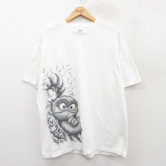 XL/古着 半袖 ビンテージ Tシャツ メンズ 00s セサミストリート 