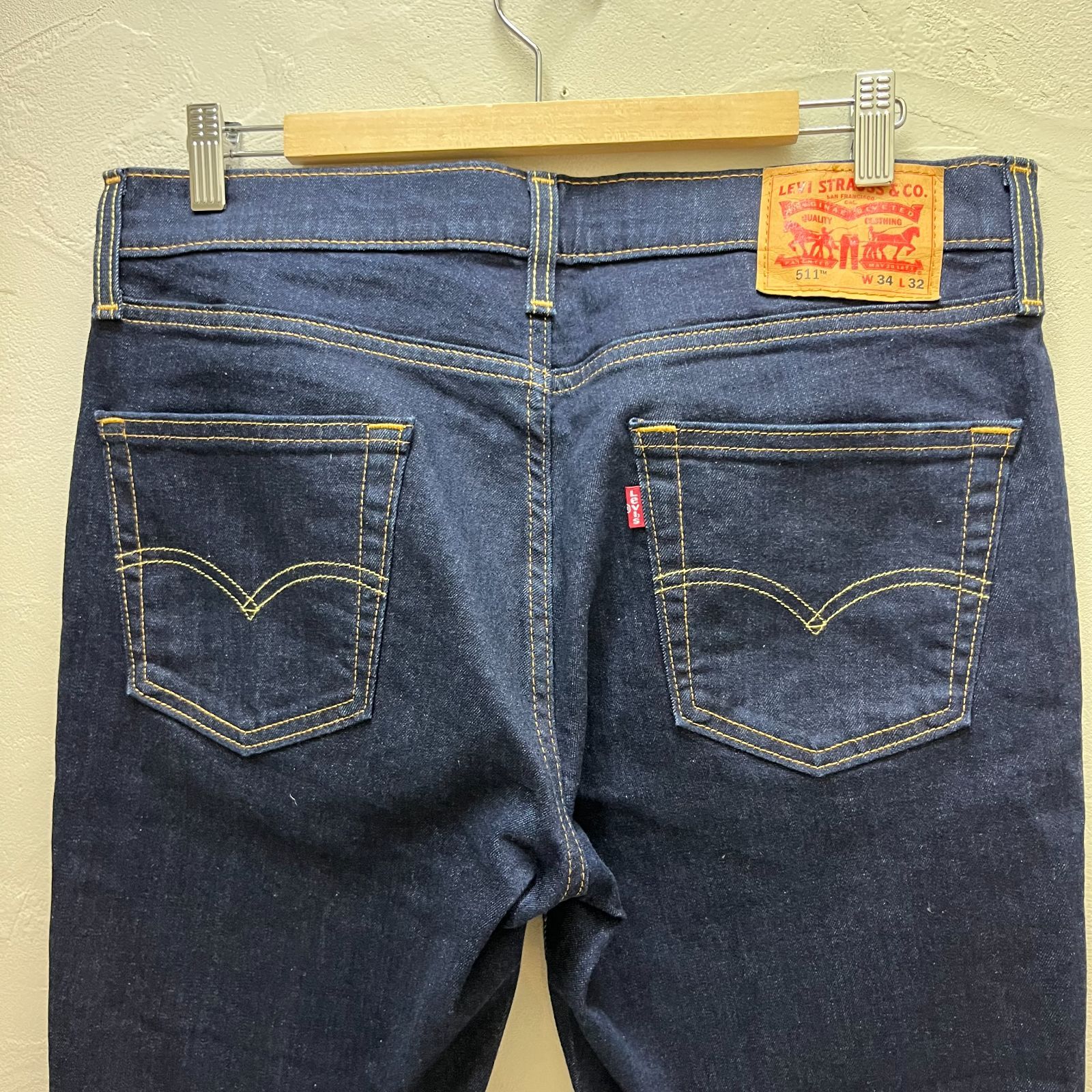 Levi's リーバイス 511 SLIM JEANS スリムフィット デニムパンツ インディゴ バングラデッシュ製 W34L32【代官山07】