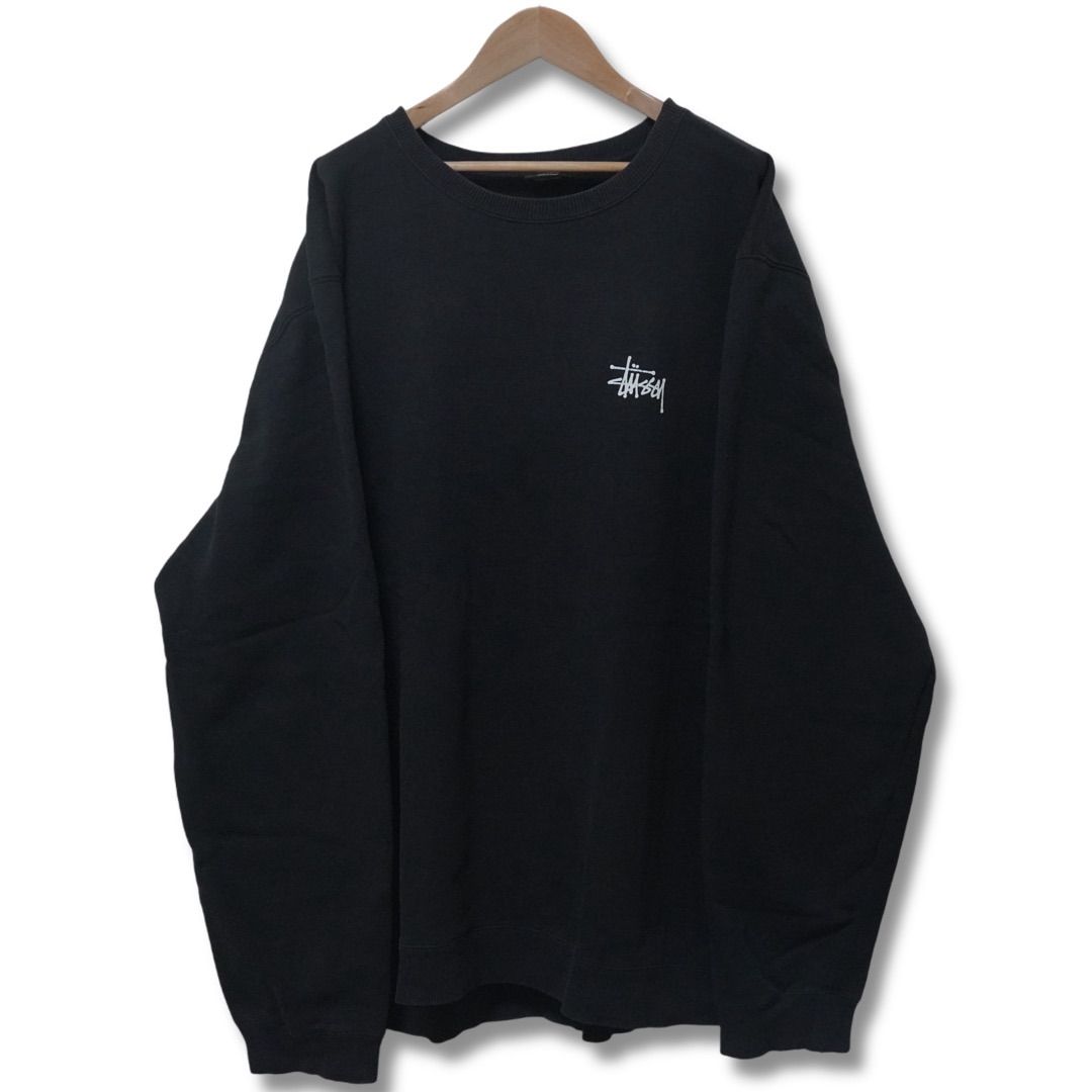 STUSSY スウェット 2XL ブラック 00s ステューシー ビックロゴ