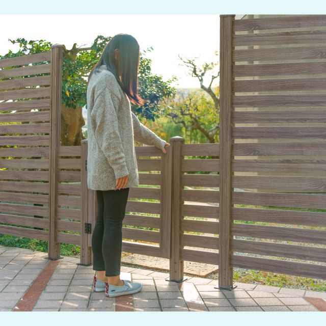 アルミボーダーフェンス用ゲートセット