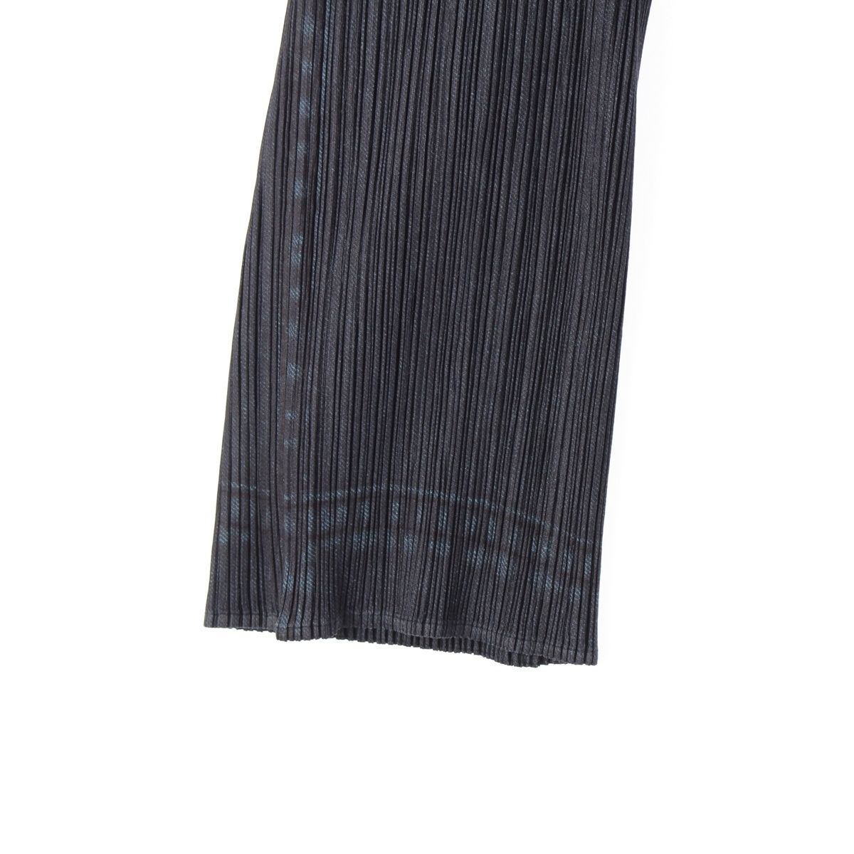 プリーツプリーズ イッセイミヤケ デニム転写 プリーツ パンツ  