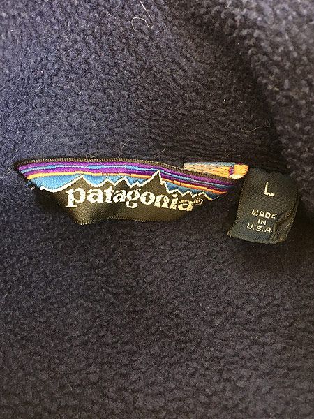 古着 80s USA製 Patagonia 裏地フリース シェルド シンチラ シェル