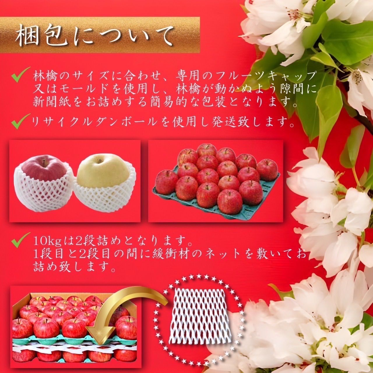 青森県産 最大4種ミックス りんご【A品3kg】【送料無料】【農家直送】ふじ-6