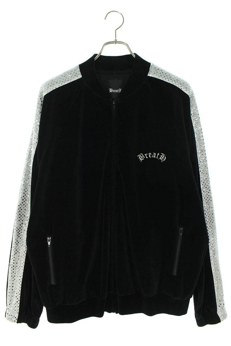 ブレス 22SS SPANGLE VELOUR JERSEY スパンコール装飾トラックベロア