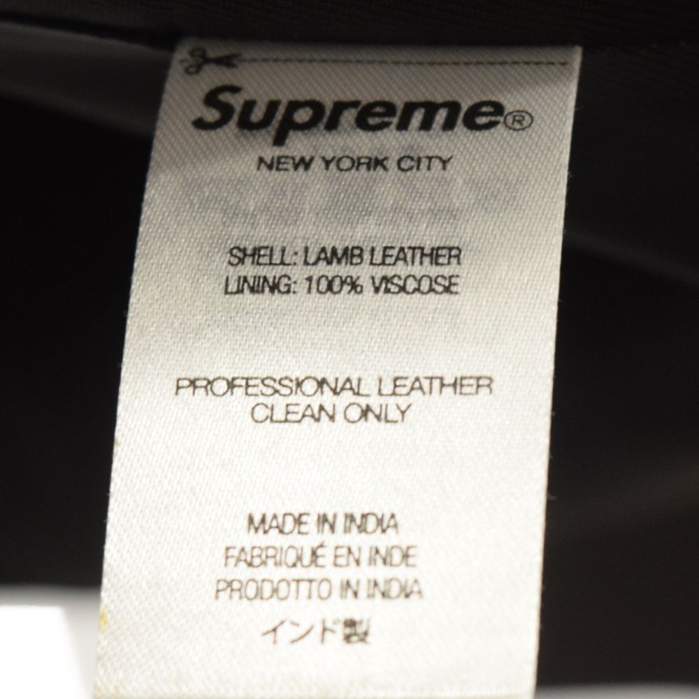 SUPREME シュプリーム 22AW Leather Blazer レザーブレーザー ジャケット ブラウン