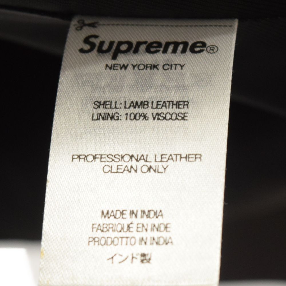 SUPREME (シュプリーム) 22AW Leather Blazer レザーブレーザー