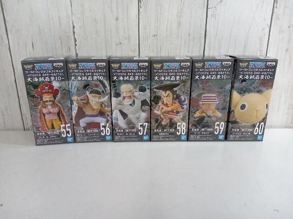 フィギュア [全6種セット]バンプレスト ワンピース ワールドコレクタブルフィギュア -WT100記念 尾田栄一郎描き下ろし 大海賊百景10-