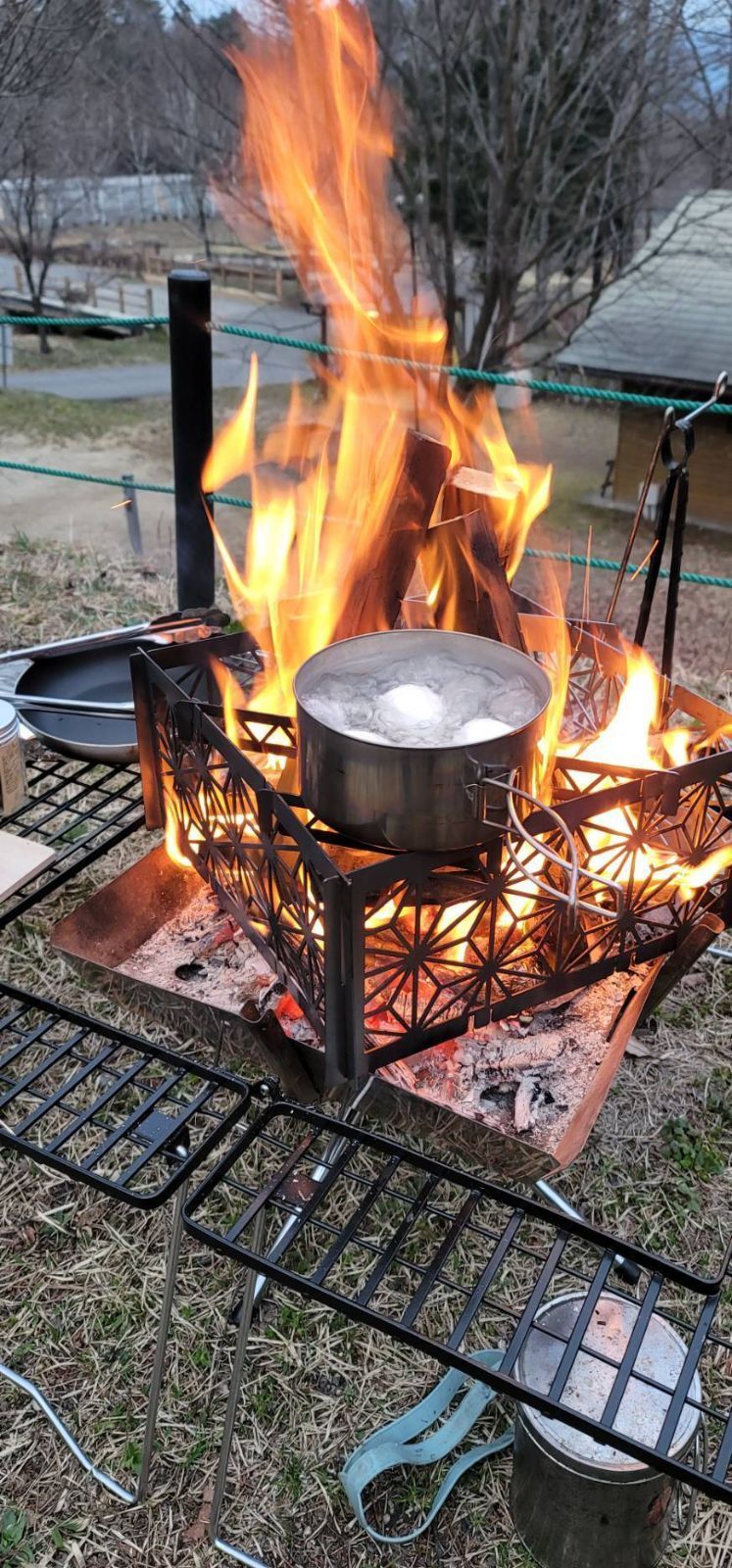 ❤YouTube話題商品❣この1台で焚火・バーベキュー・煮込み料理も簡単