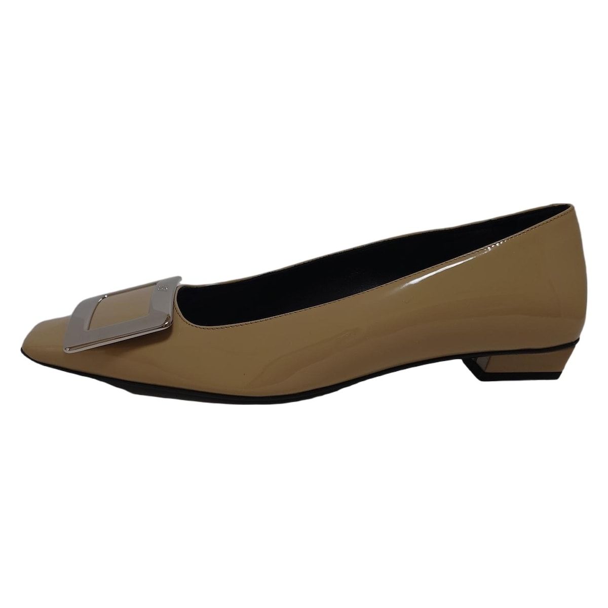 RogerVivier ロジェヴィヴィエ フラットシューズ 35 1|2 レディース - ベージュ レザー