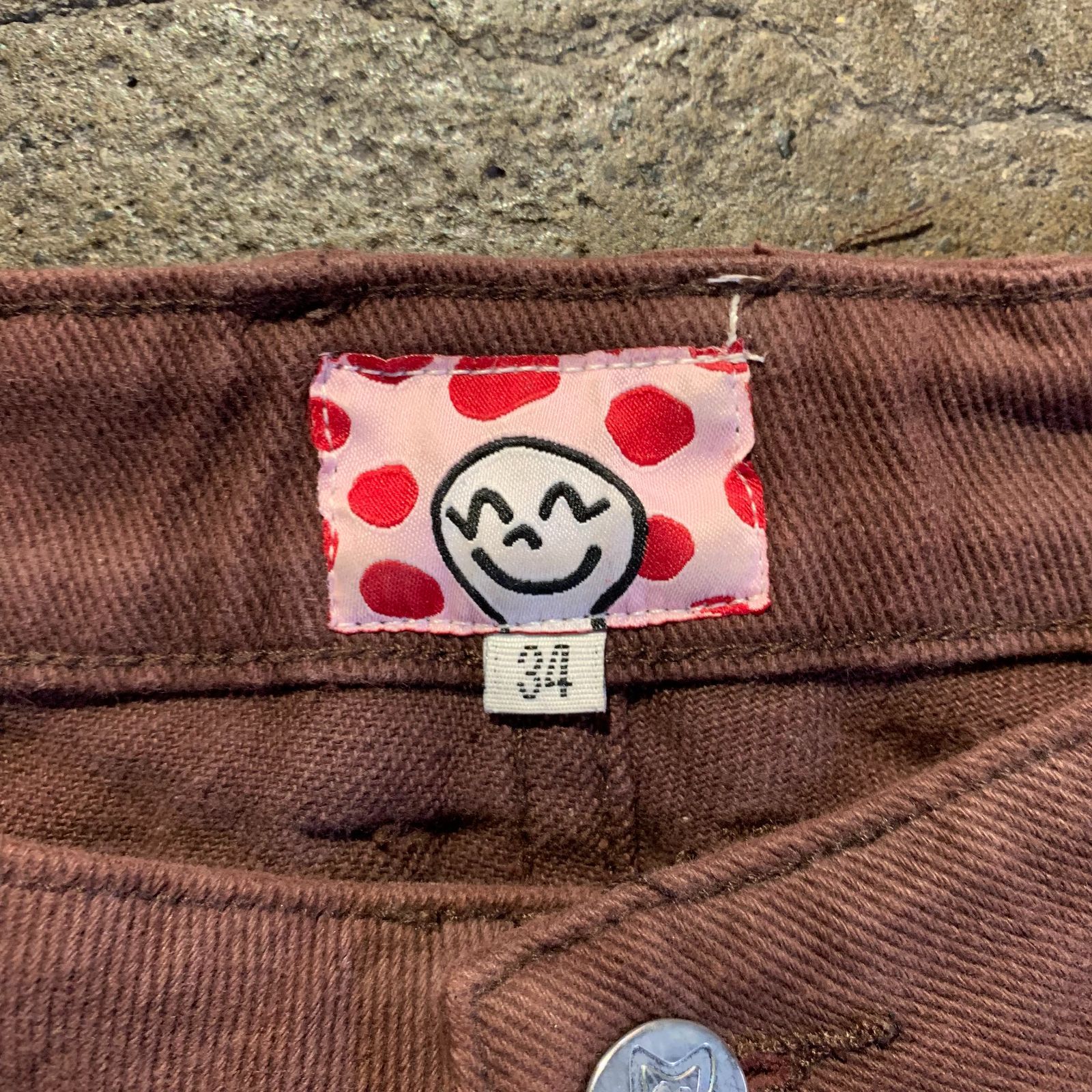 STAR TEAM CARPENTER JEANS ブラウン 34 スターチーム カーペンター