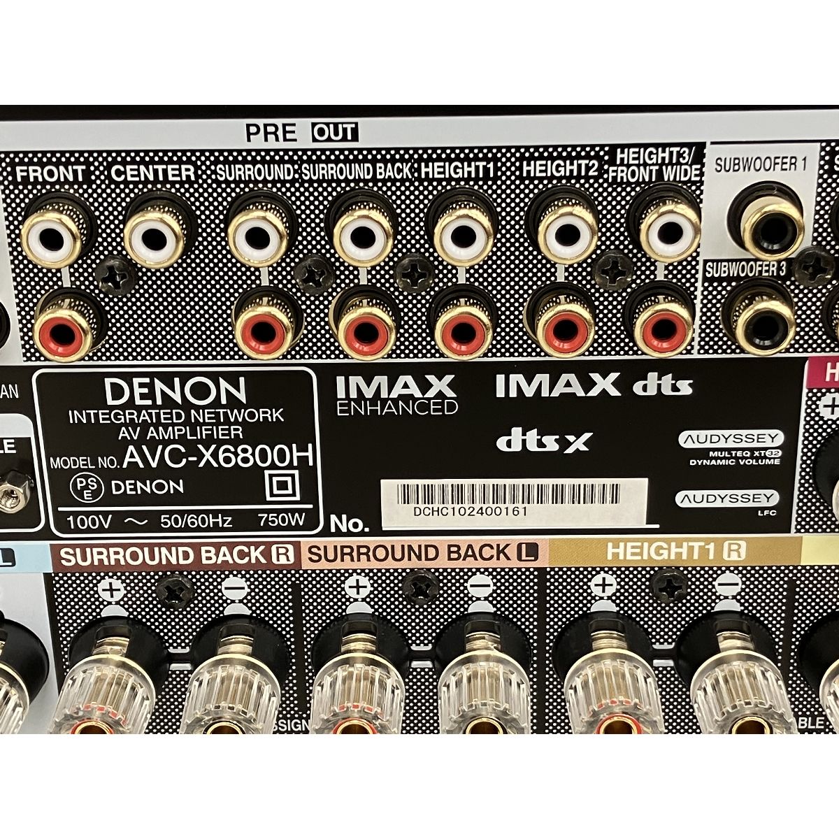  DENON デノン AVC-X 6800 H 製 AVサラウンドアンプ 音響機器 AVアンプ アンプ