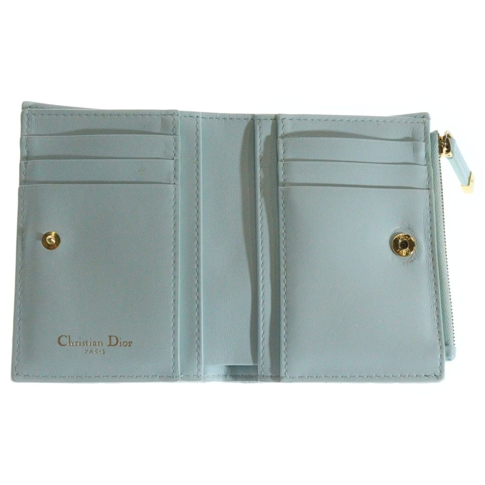 DIOR (ディオール) カロ ダリアウォレット カナージュ CDロゴ