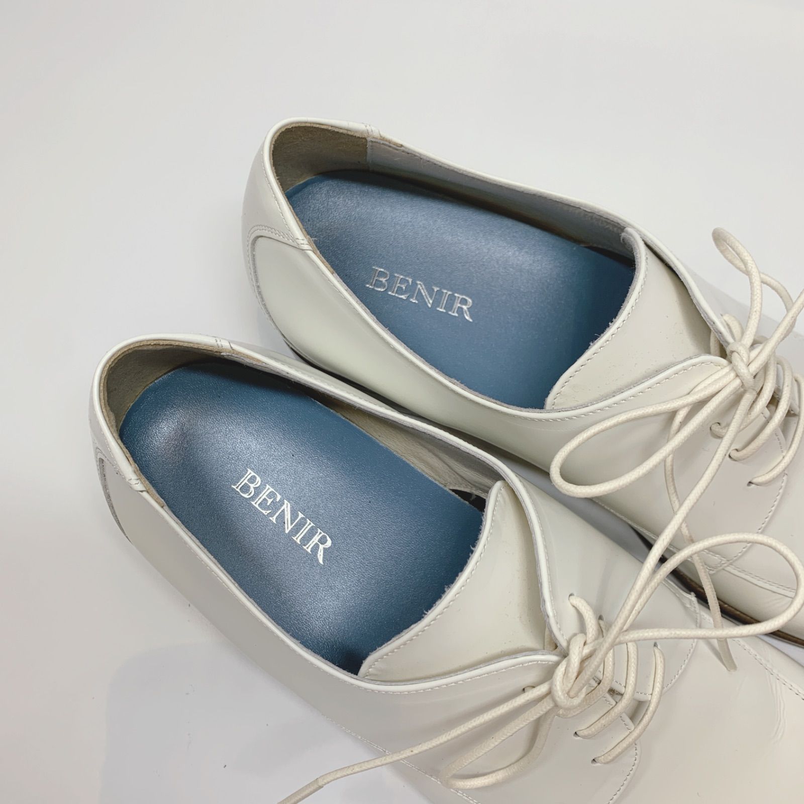 美品〇 BENIR ベニル ウェディングシューズ ドレスシューズ 25 