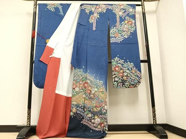 平和屋着物○豪華振袖 辻が花 暈し染め 金彩 正絹 逸品 AABC2528ph 2025年