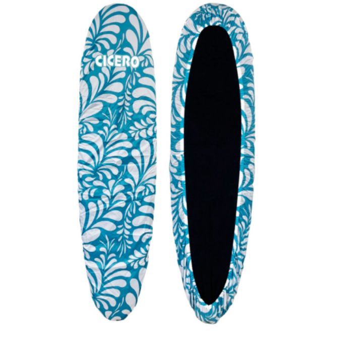 シセロ (CICERO) ファンボードデッキカバーワックスガード(~244cm)/ボタニカル CICERO BOTANICAL WAX GUARD FUN BOARD SHORTBOARD　高品質 丈夫 選び方 紐 太さ FCS ダカイン 人気 絡まない パワ