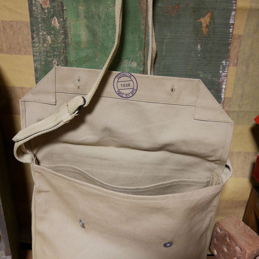 60s フランス軍ミュゼットバッグ フランス軍 1950年代 TTAバッグ ミュゼットバッグ (デッドストック