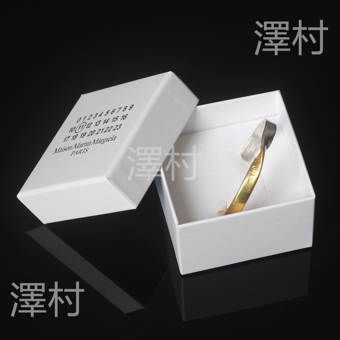 MM6 Maison Margiela ツイスト シルバー バングル