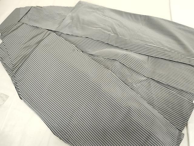 平和屋着物○男性 馬乗り袴 縞 洗える着物 AAAW9420br