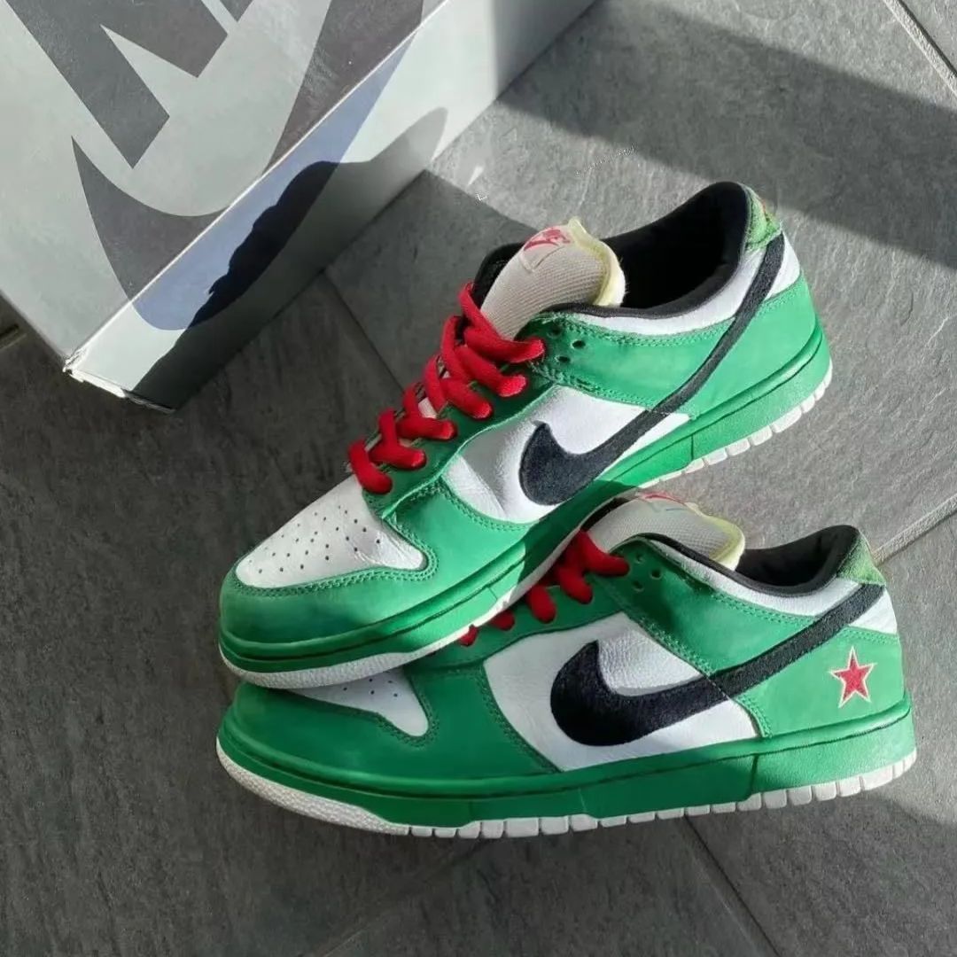 新品 未使用 Nike ナイキ DUNK LOW PRO SB HEINEKEN 2003 ダンク ロー プロ エスビー ハイネケン クラシック  グリーン男女兼用 - メルカリ