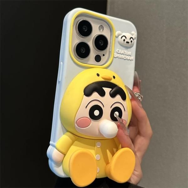 低価，最新作 iPhone 12 Pro ケース クレヨンしんちゃん スタンド iphone 12 pro ケース アイフォン 12 プロ スマホケース iPhoneケース・カバー