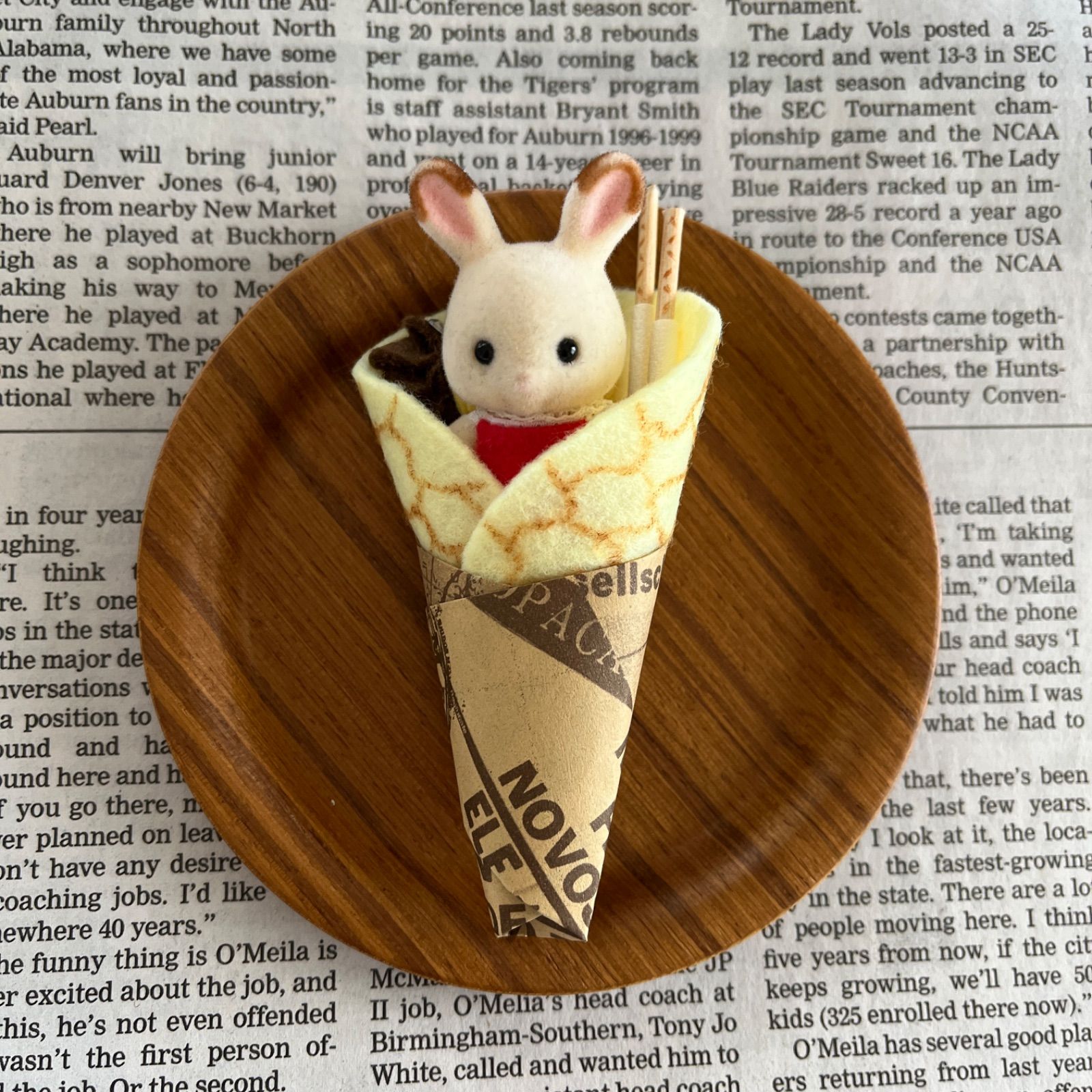 シルバニアファミリー 赤ちゃんサイズ【チョコバナナクレープおくるみ 