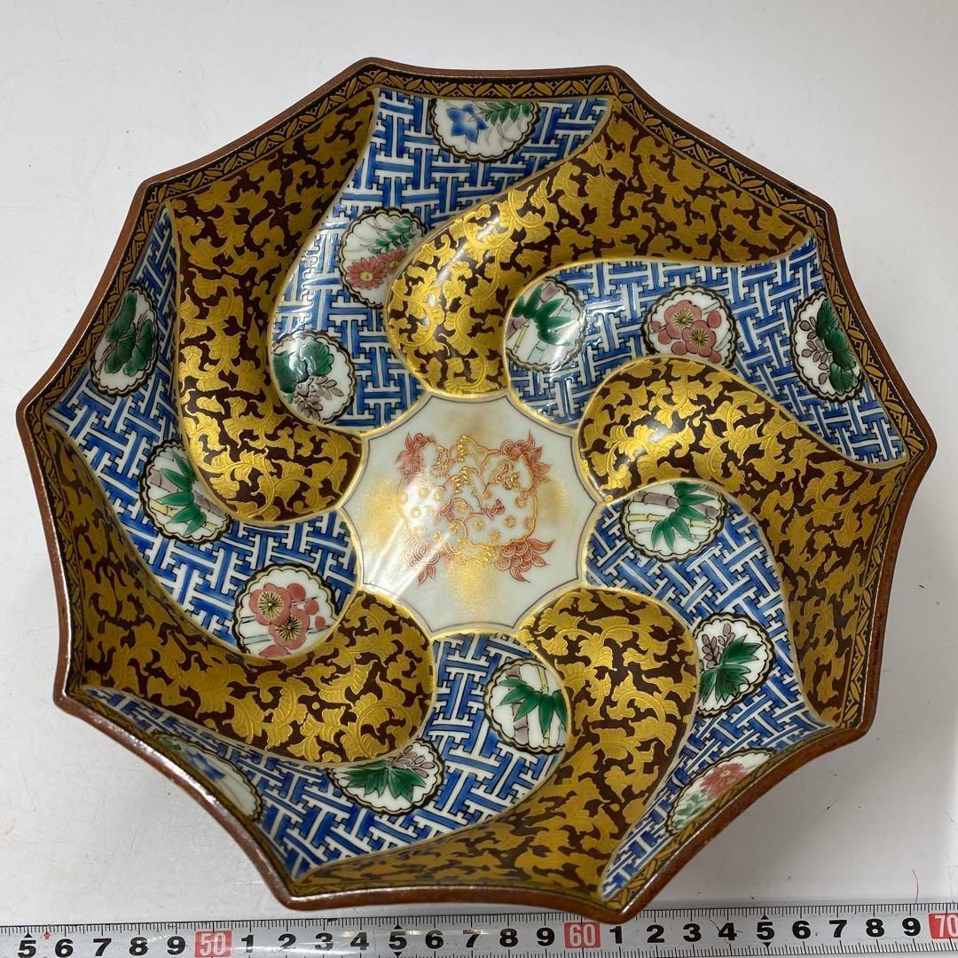 九谷焼 翠東 菓子鉢 直径21cm 東H5-1123②トコト - メルカリ