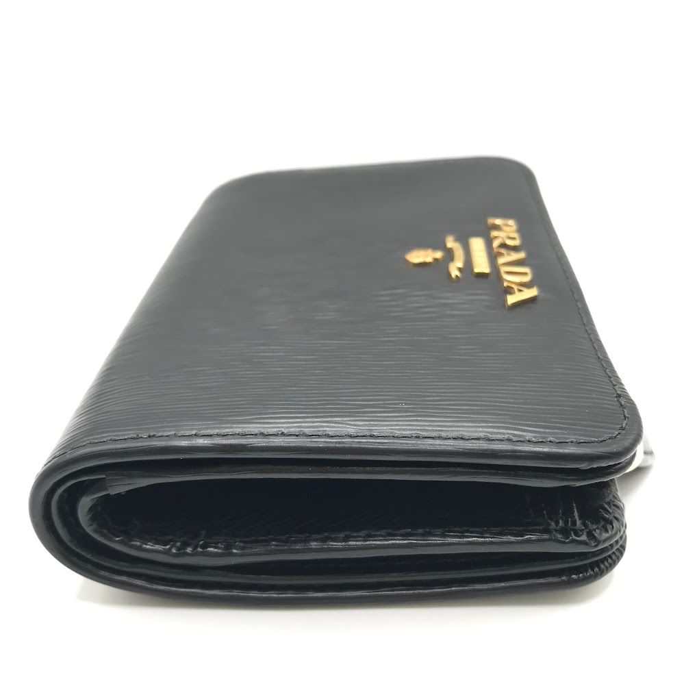 【美品・Gカード付き✨】プラダ 二つ折り財布 L字ファスナー サフィアーノレザー PRADA（プラダ） 二つ折り財布 1ML050 QHH レディース サフィアーノ