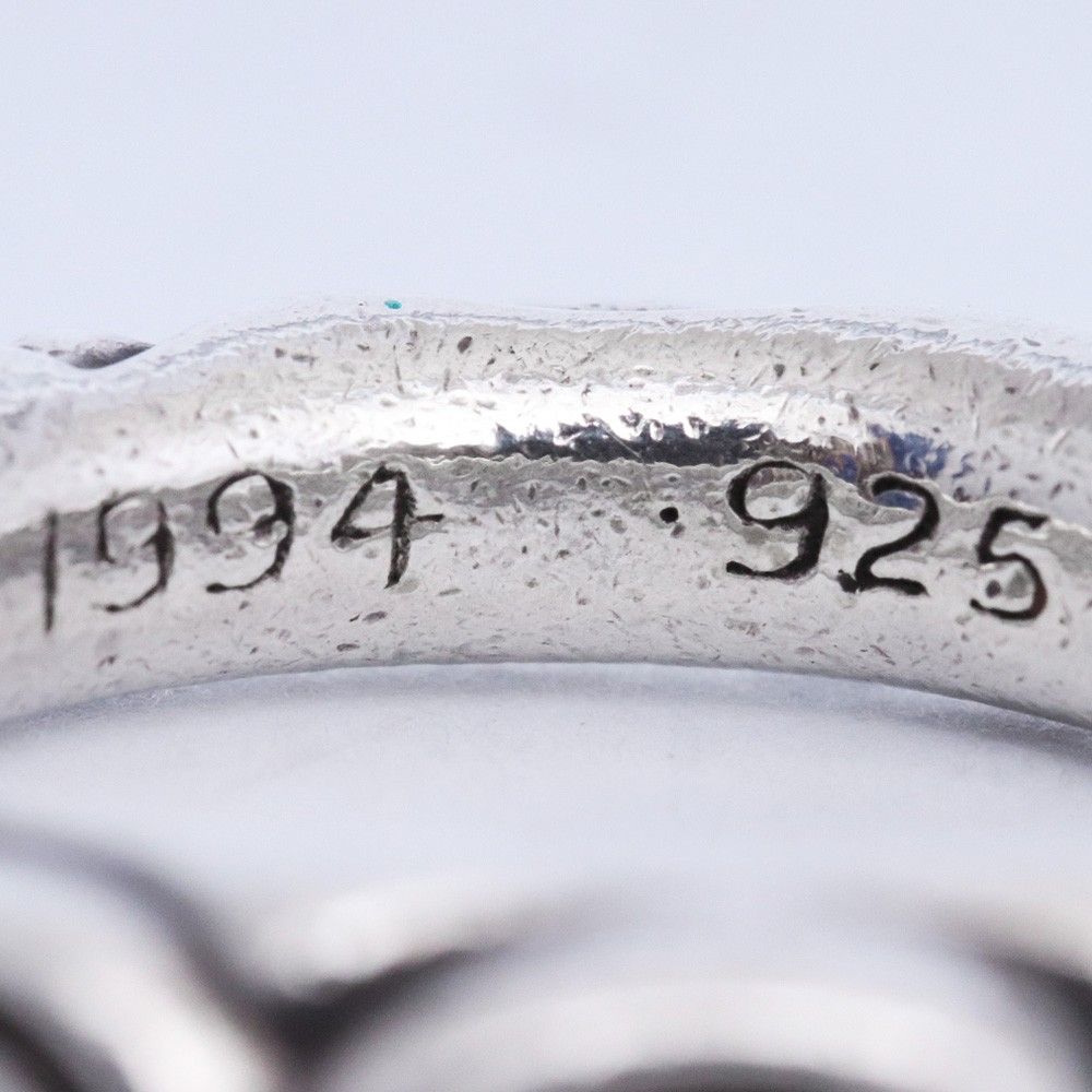 17号 CHROME HEARTS スクロールバンドリング シルバー - メルカリ