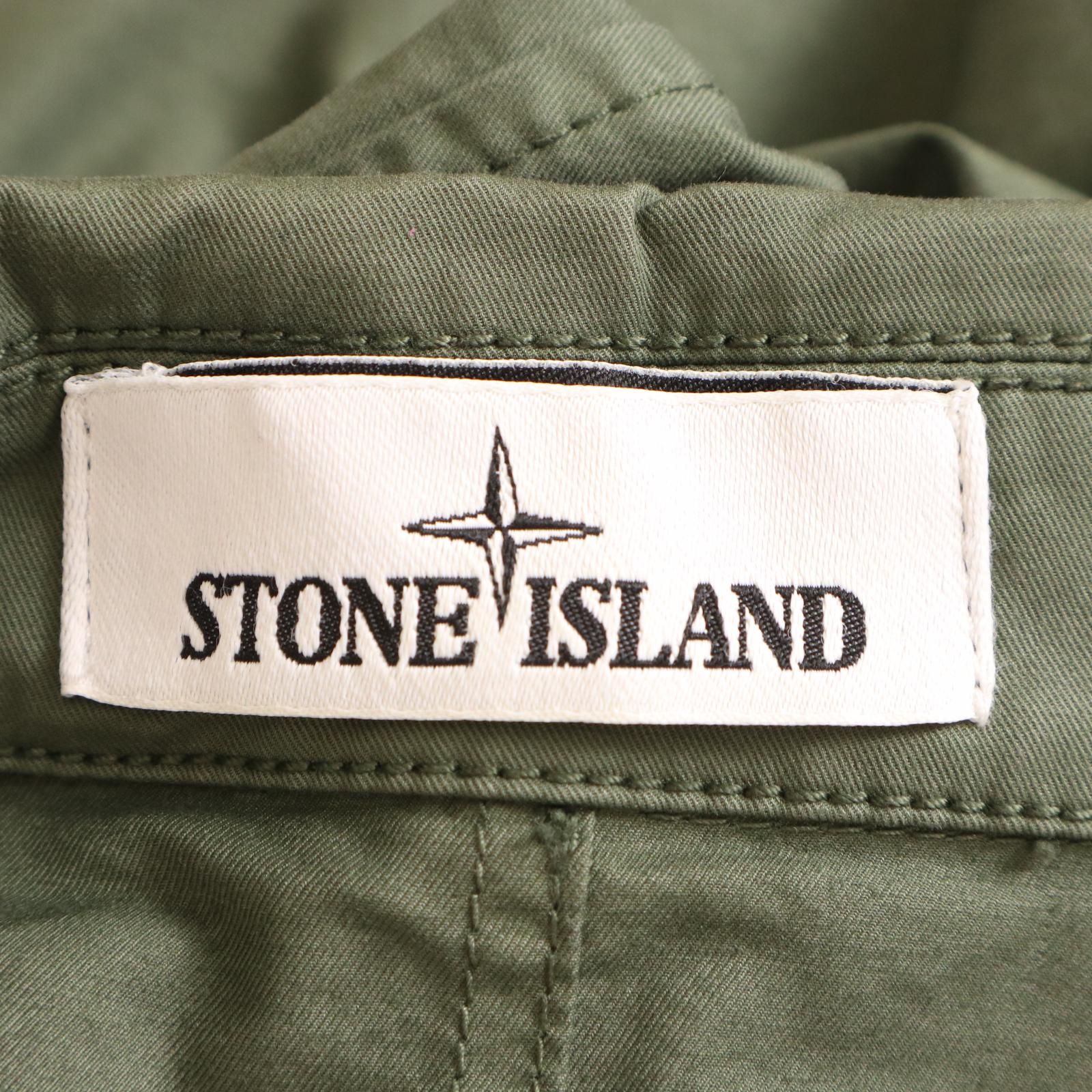 STONE ISLAND ストーンアイランド 21AW 751510610 ｶｰｷ ｼﾞｯﾌﾟｱｯﾌﾟﾜｰｸｼﾞｬｹｯﾄ L