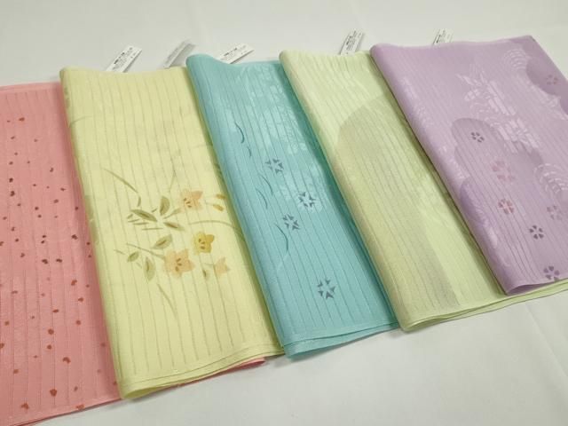 平和屋本店 夏物 和装小物 帯揚げ5枚 正絹 DZAA11148kh5