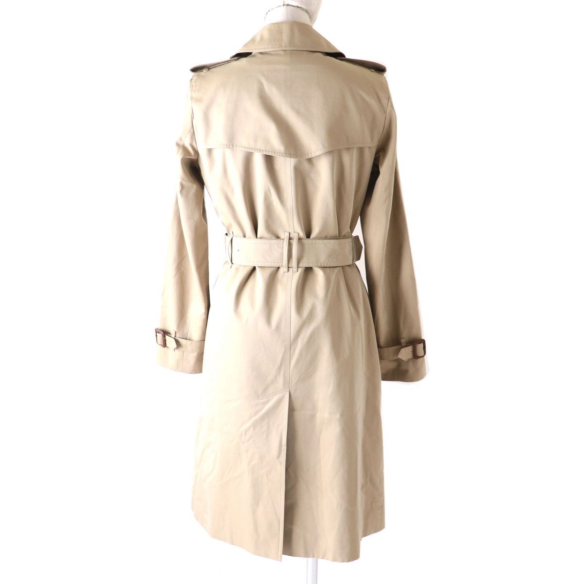 【美品】バーバリー ロンドン トレンチコート 大きいサイズ ベルト ベージュ 美品◎BURBERRY LONDON バーバリーロンドン B1A83-100-51 ウール