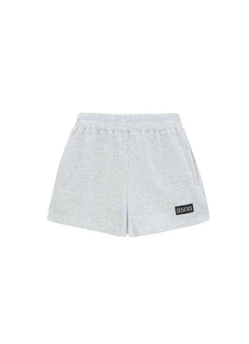 ason(アズオン) ワッフル ショートパンツ パンツ 半ズボン