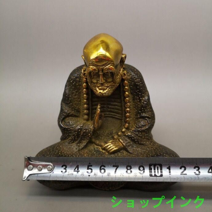 仏教美術 仏像 達磨祖師仏像 招財 開運 風水 銅製品 工芸品 置物