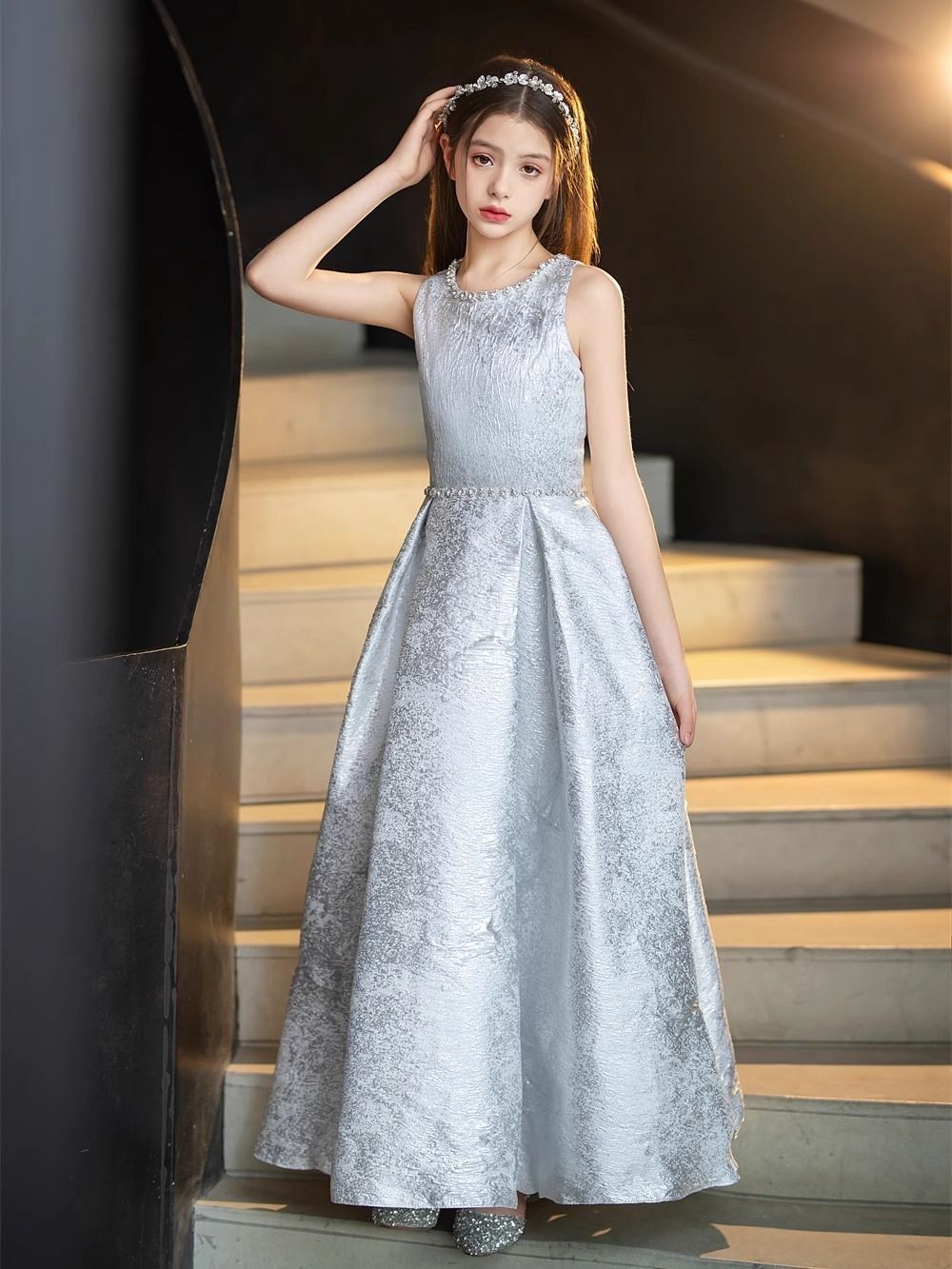 レア 新品 メゾピアノ フォーマルドレス ワンピース 120