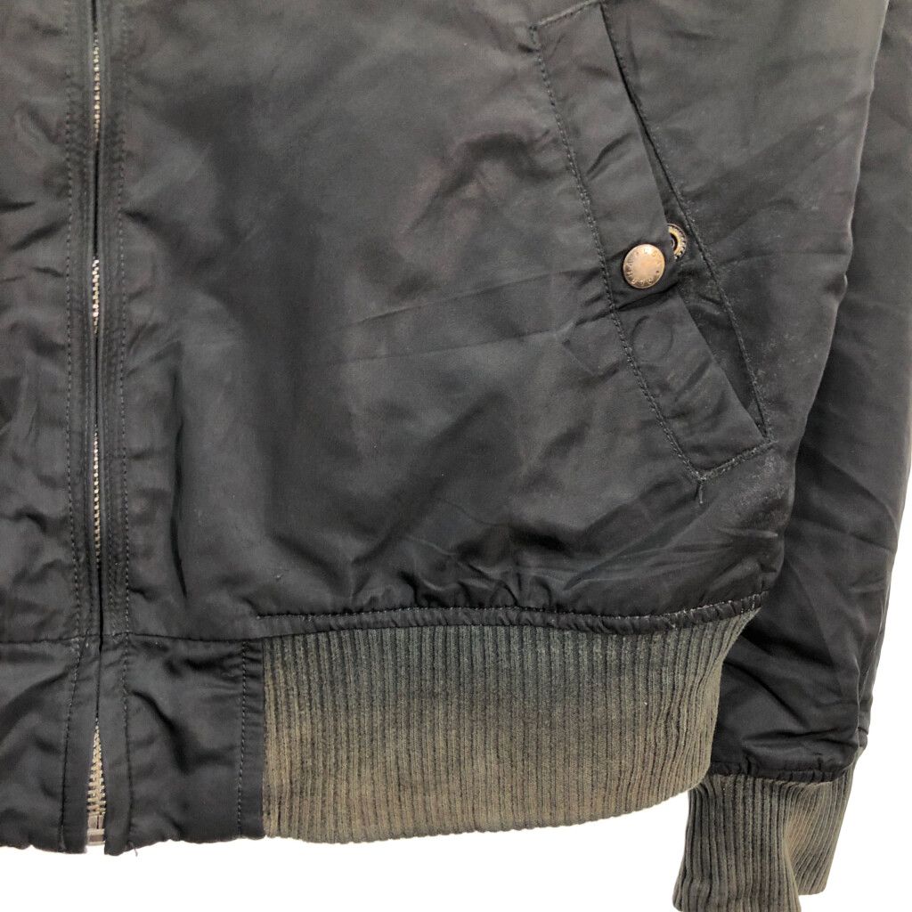 Alpha Industries MA-1 フライトジャケット M ブラック Alpha Industries ALPHA アルファ TA0457 MA-1 AIRCREW PATCH