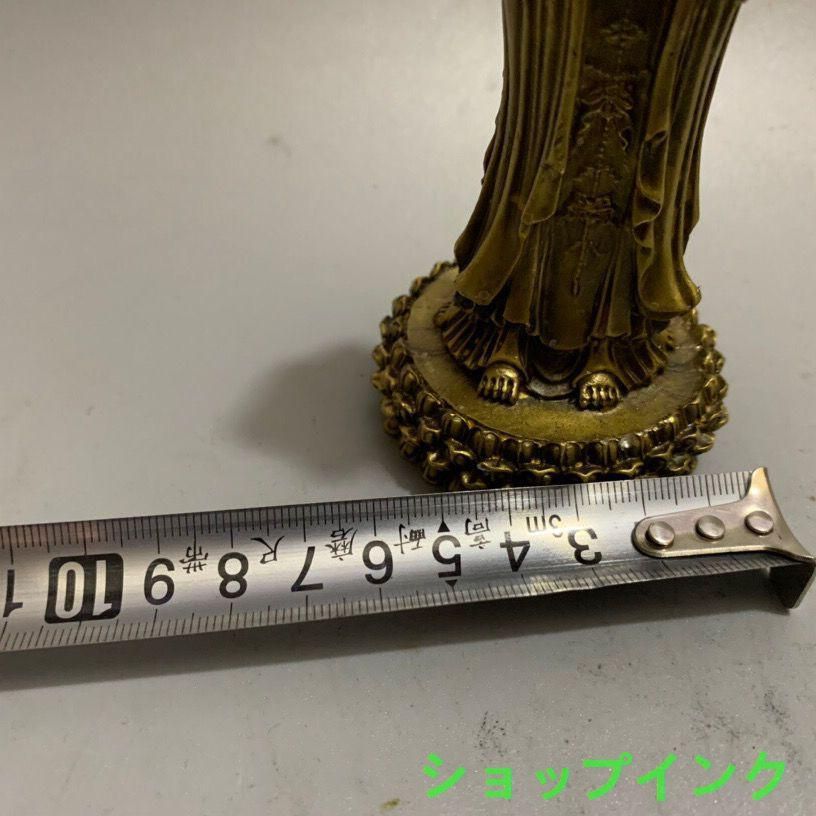 仏教美術 仏像 三面観音菩薩仏像 開運 風水 銅製品 工芸品 置物