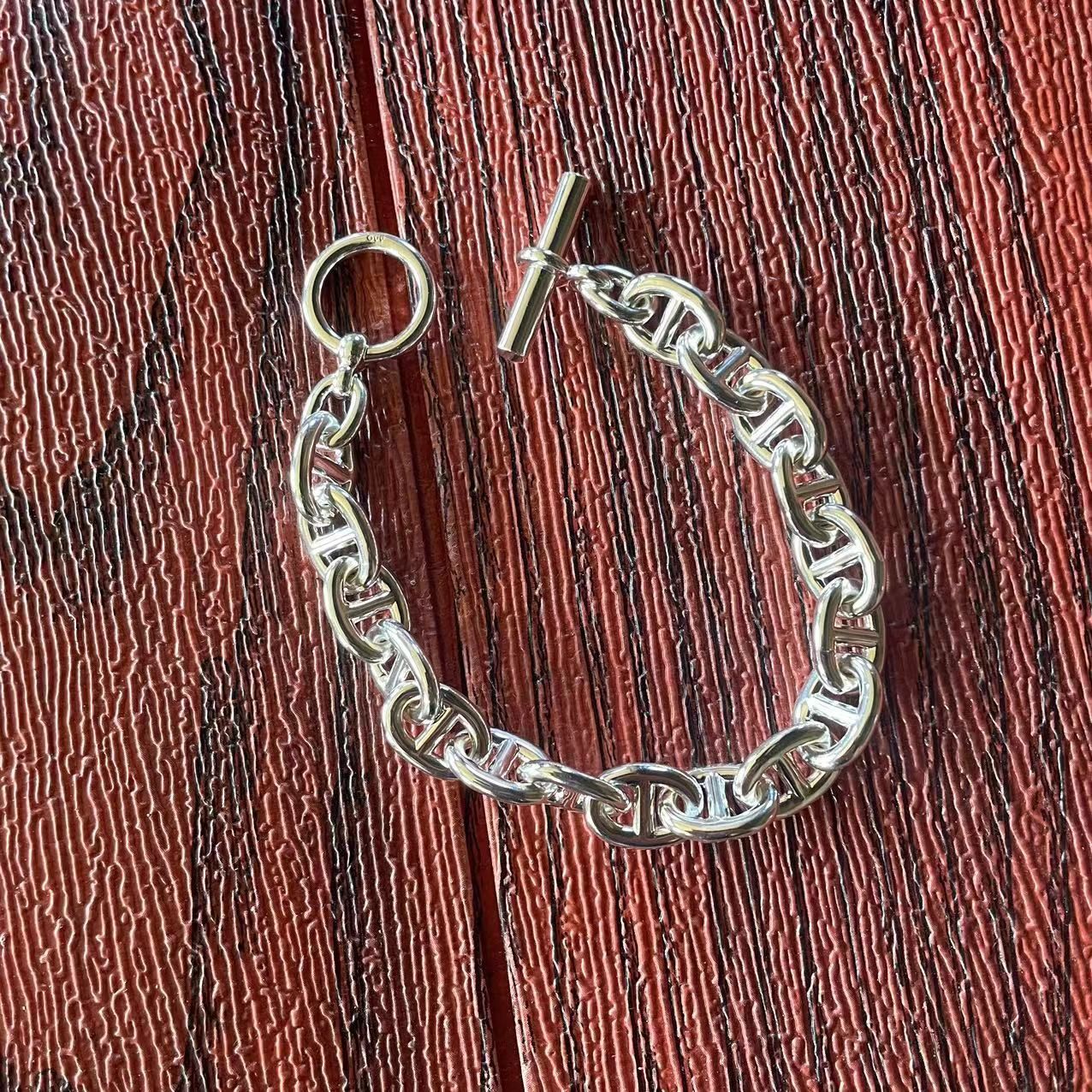 即日発送可能 OVY Silver Anchor Chain Bracelet - メルカリ