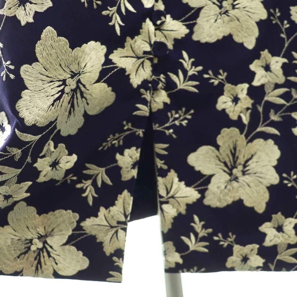 アーデム ERDEM 刺繍 ドレス ワンピース マキシ ロング 七分袖