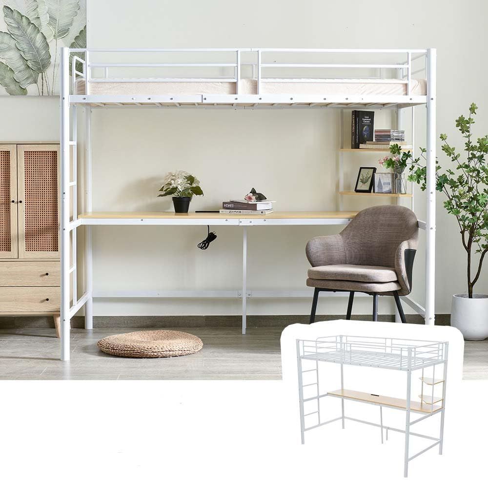 オーエスジェイ(OSJ) ロフトベッド パイプベッド セミダブル ホワイト Amazon｜オーエスジェイ(OSJ) ロフトベッド パイプベッド サイド