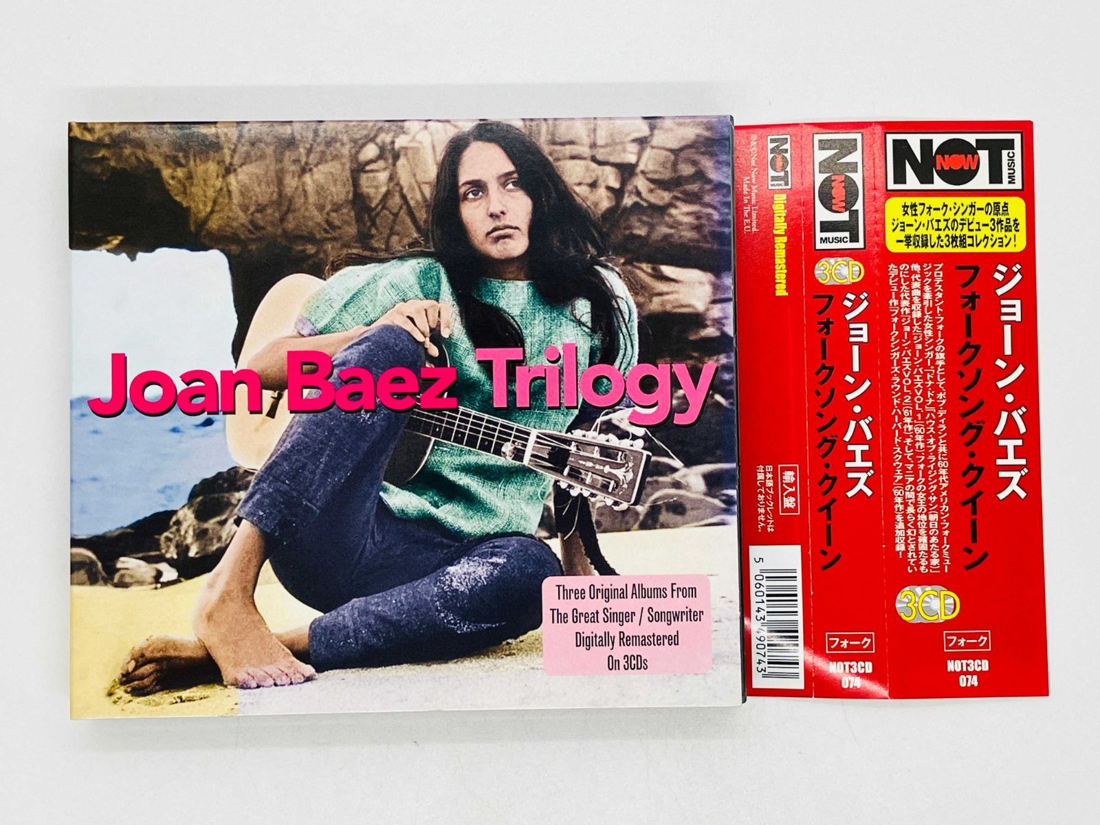 3CD ジョーン・バエズ / フォークソング・クィーン ベスト・アルバム Joan Baez / Trilogy 帯付き Y12