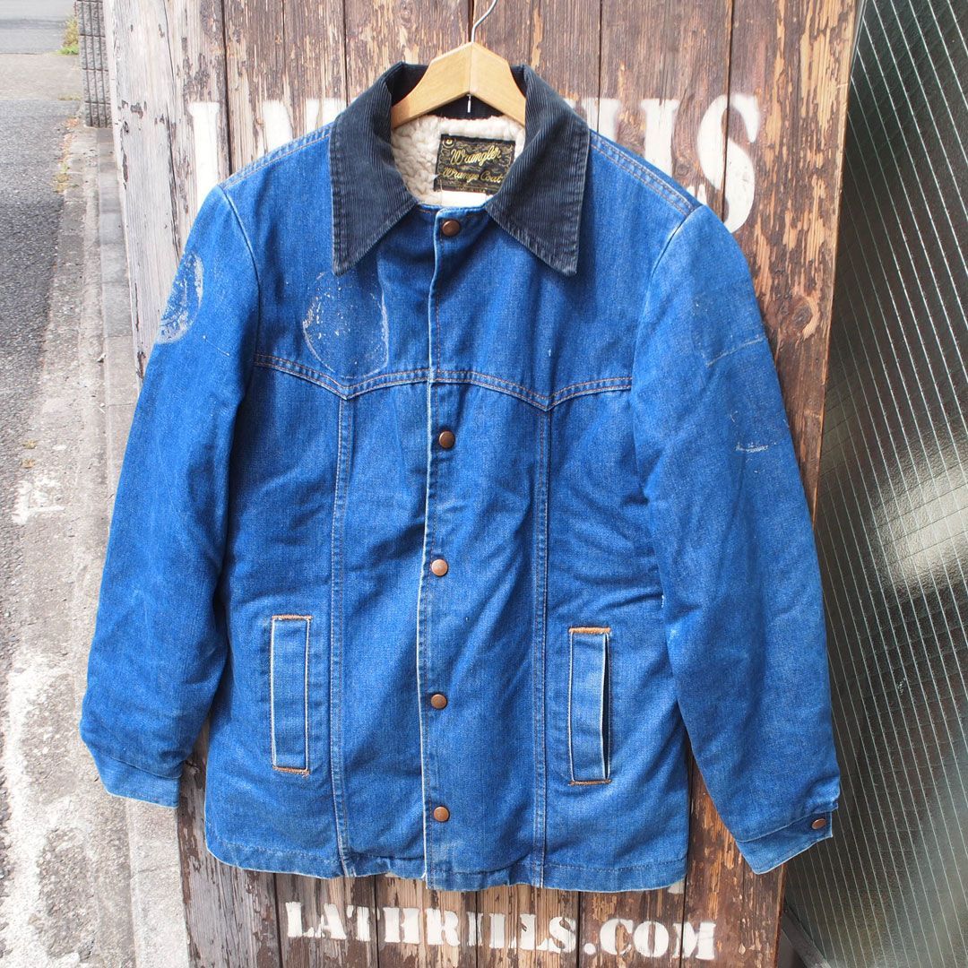 70s Vintage USA製 Wrangler 74254NV ビンテージ ラングラー 襟