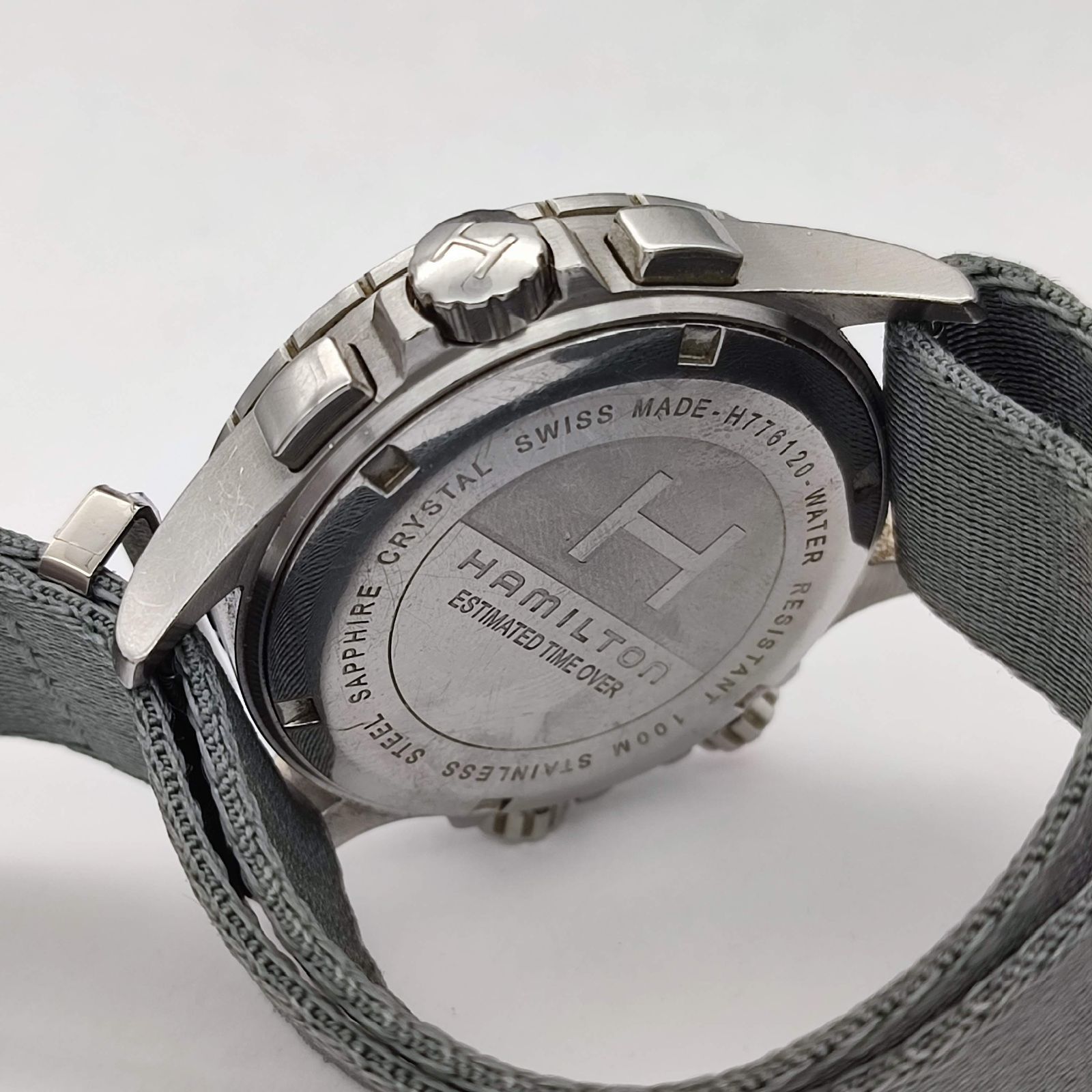 美品】HAMILTON ハミルトン H776120 カーキ ETO クロノグラフ