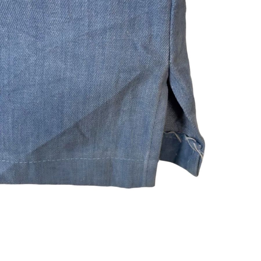 SEARSシアーズWESTERN WEAR長袖シャツデニムシャツウエスタンウェア青ブルーデカ襟フェードy2kレトロ
