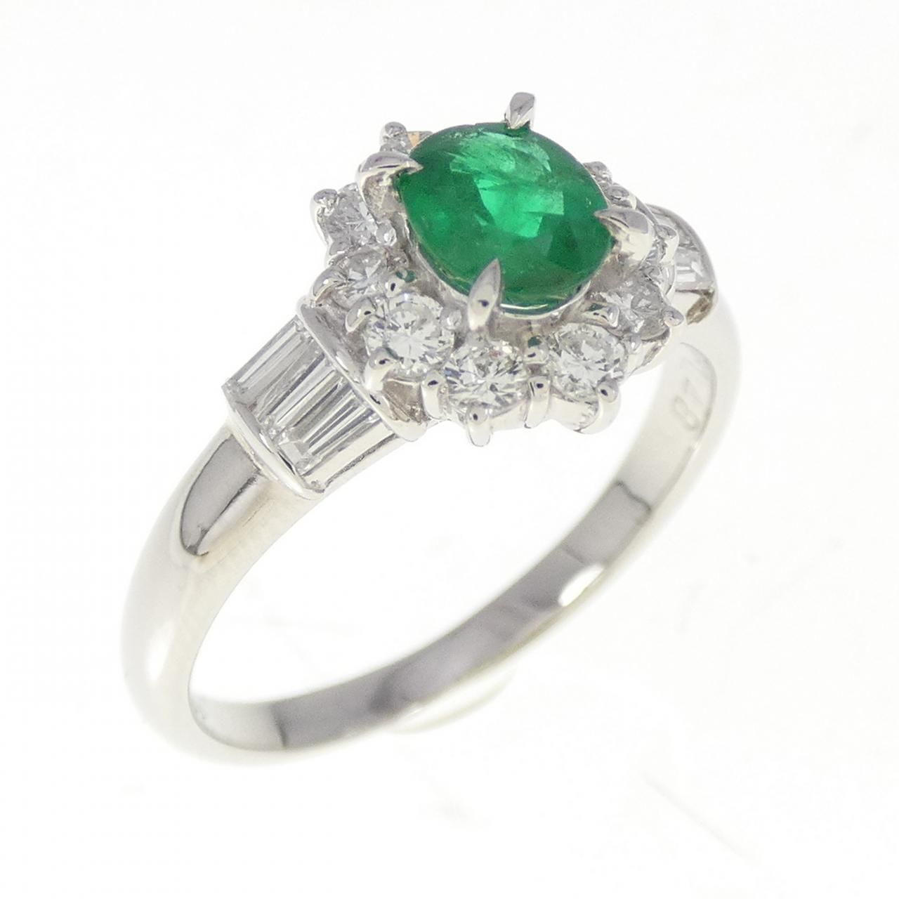 PT900 エメラルド リング 0.41CT