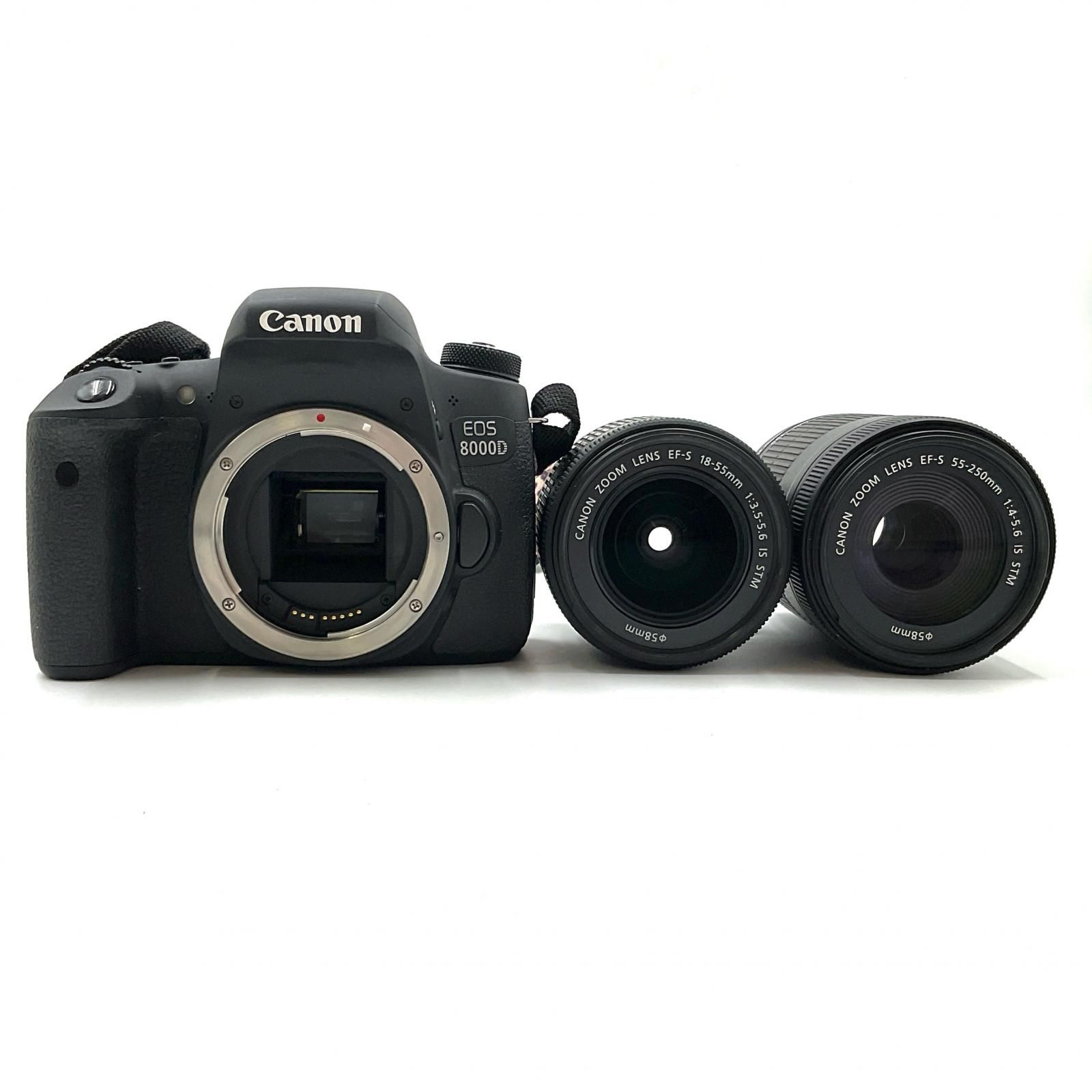 Canon EOS 8000D ダブルズームキット【全額返金保証】【最速発送 